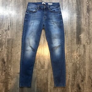 Kensie Jeans Women’s 6/28 Blue Ankle Mid Rise